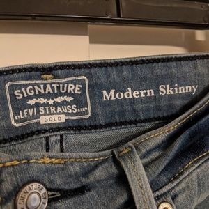 levis signature skinny jeans womens